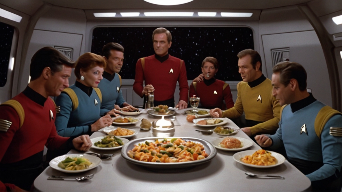 Essen Trinken Weltraum Raumschiff Kochen Replikator