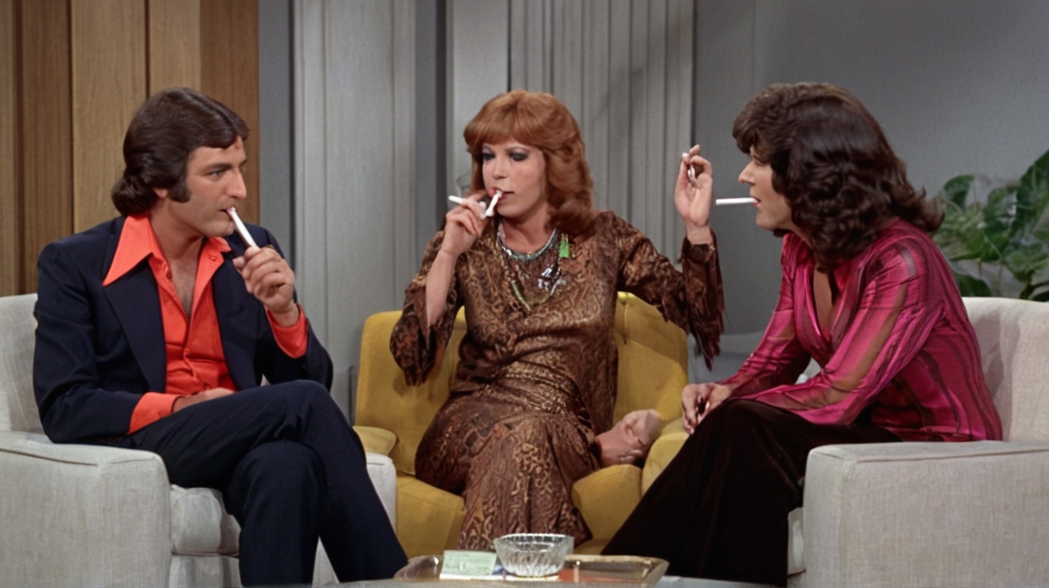 Rauchen Fernsehen Talkshows 70er Cool Populaer Zeitgeist