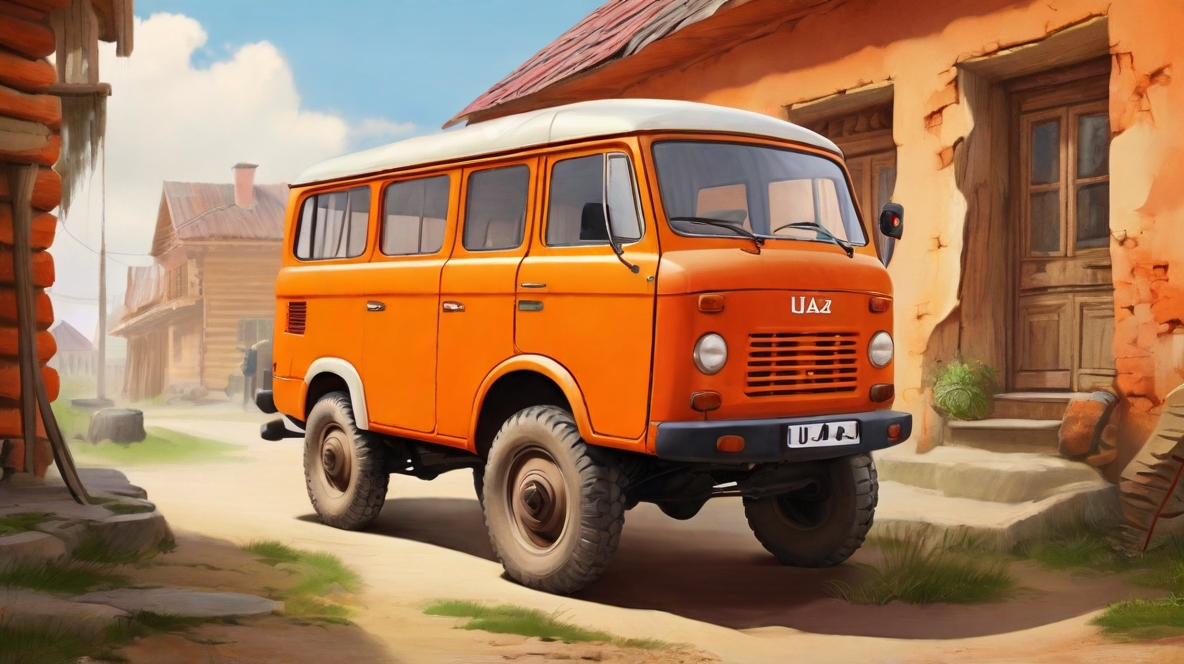 Comic Uaz Buchanka