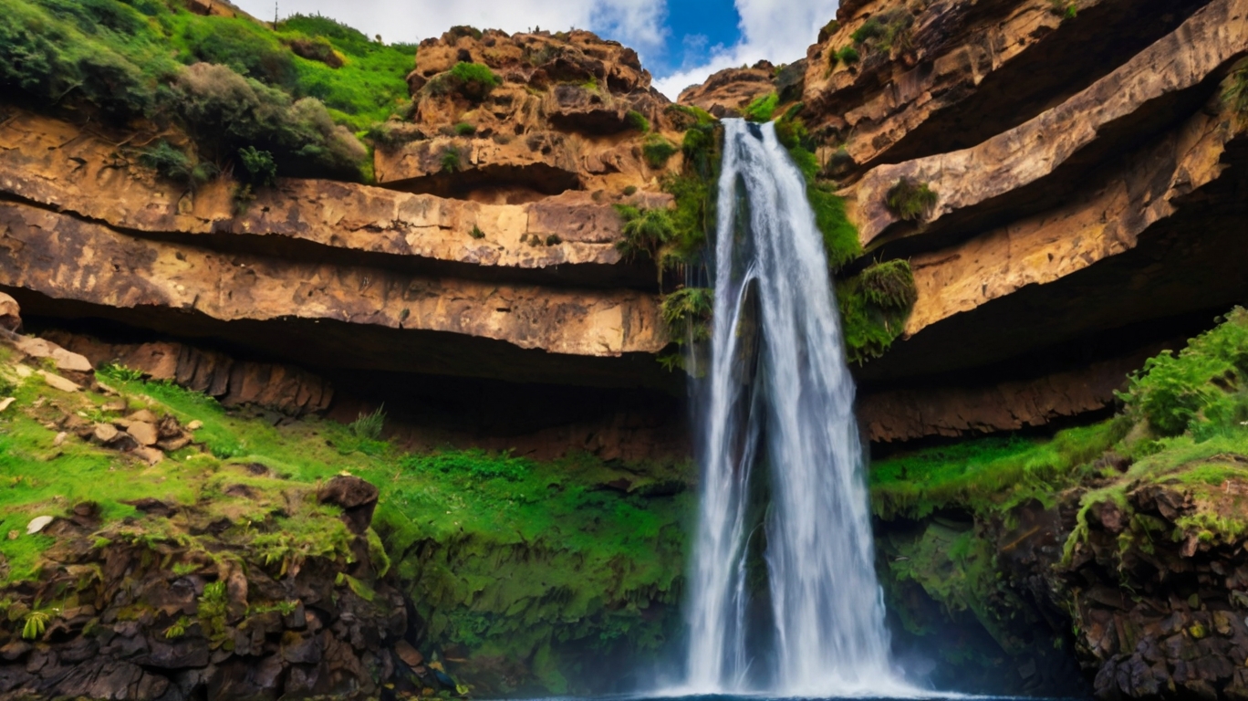 Baatara Lebanon Waterfall Travel Tourist