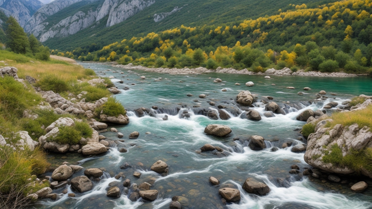 Sw Gebirge Fluss Quellen Wasserader