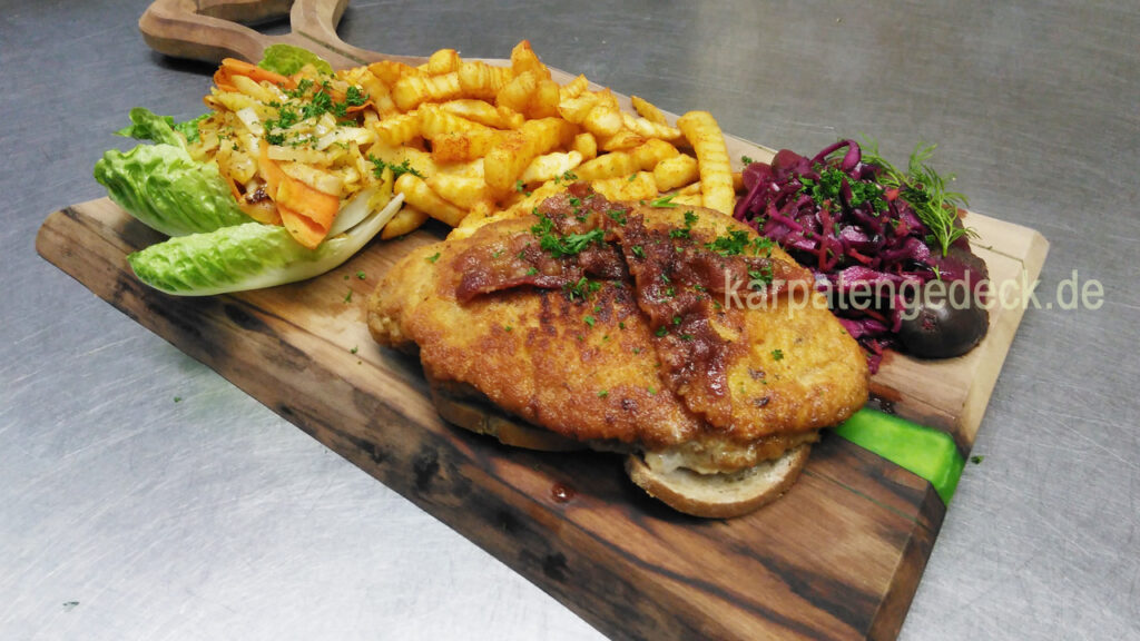 Karpatenschnitzel gastronomie genuss lecker