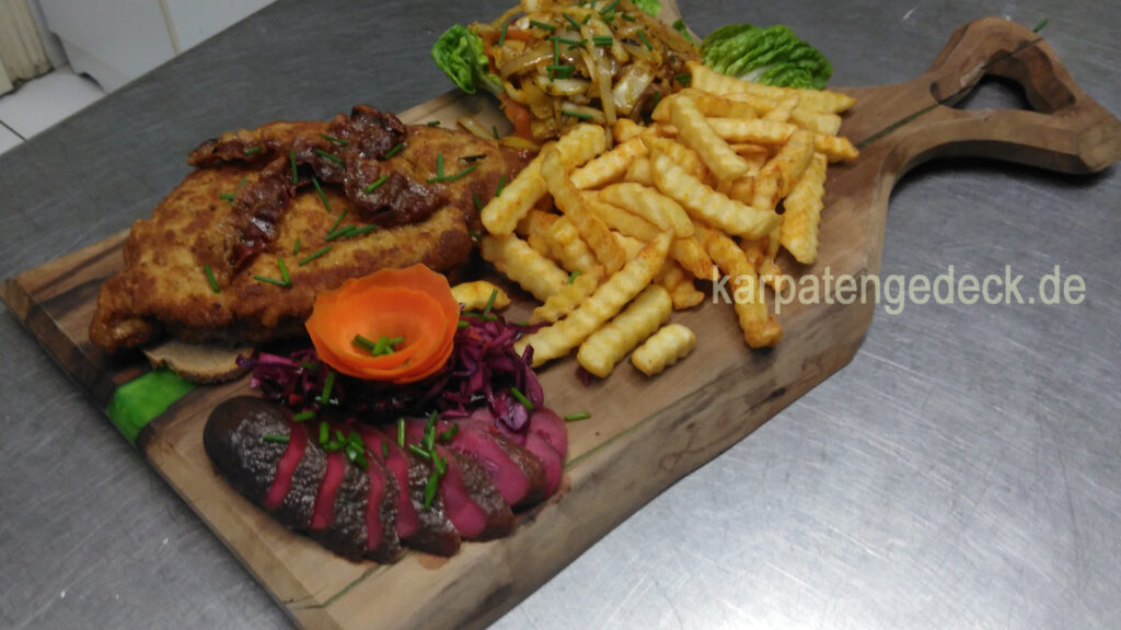 Karpatenschnitzel gastronomie genuss lecker